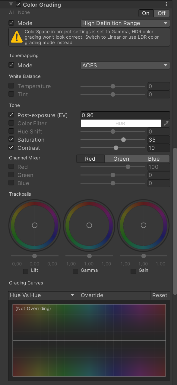 Color grading