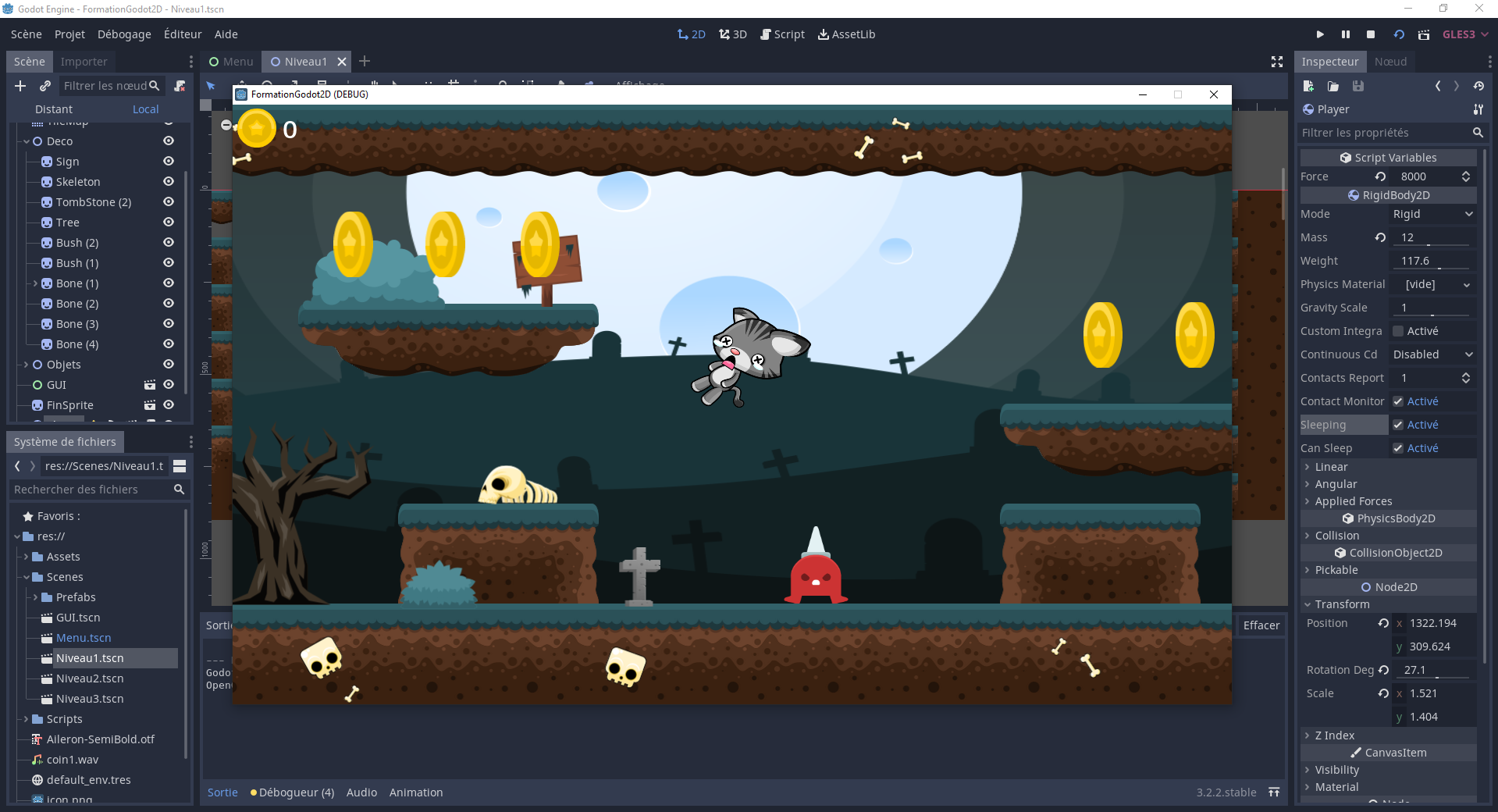 Godot game engine : Création de jeux vidéo 2D en Python-like