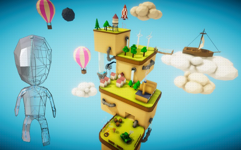 Kit « low poly » pour Unity : Créez vos environnements 3D